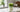 Matcha Glas mit Iced Latte und sichtbaren Schichten